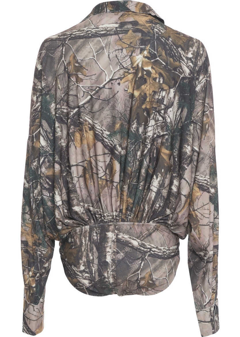 Body-uri NORMA KAMALI Shirt bodysuit Multicolor Femei (BM 19277750) 3