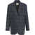 Otto d ame Blazer with plaid pattern Blue