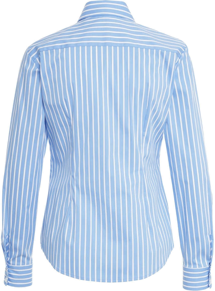 Bluze Himons Blouse with ruffles Blue Femei (BM 19277765) 3