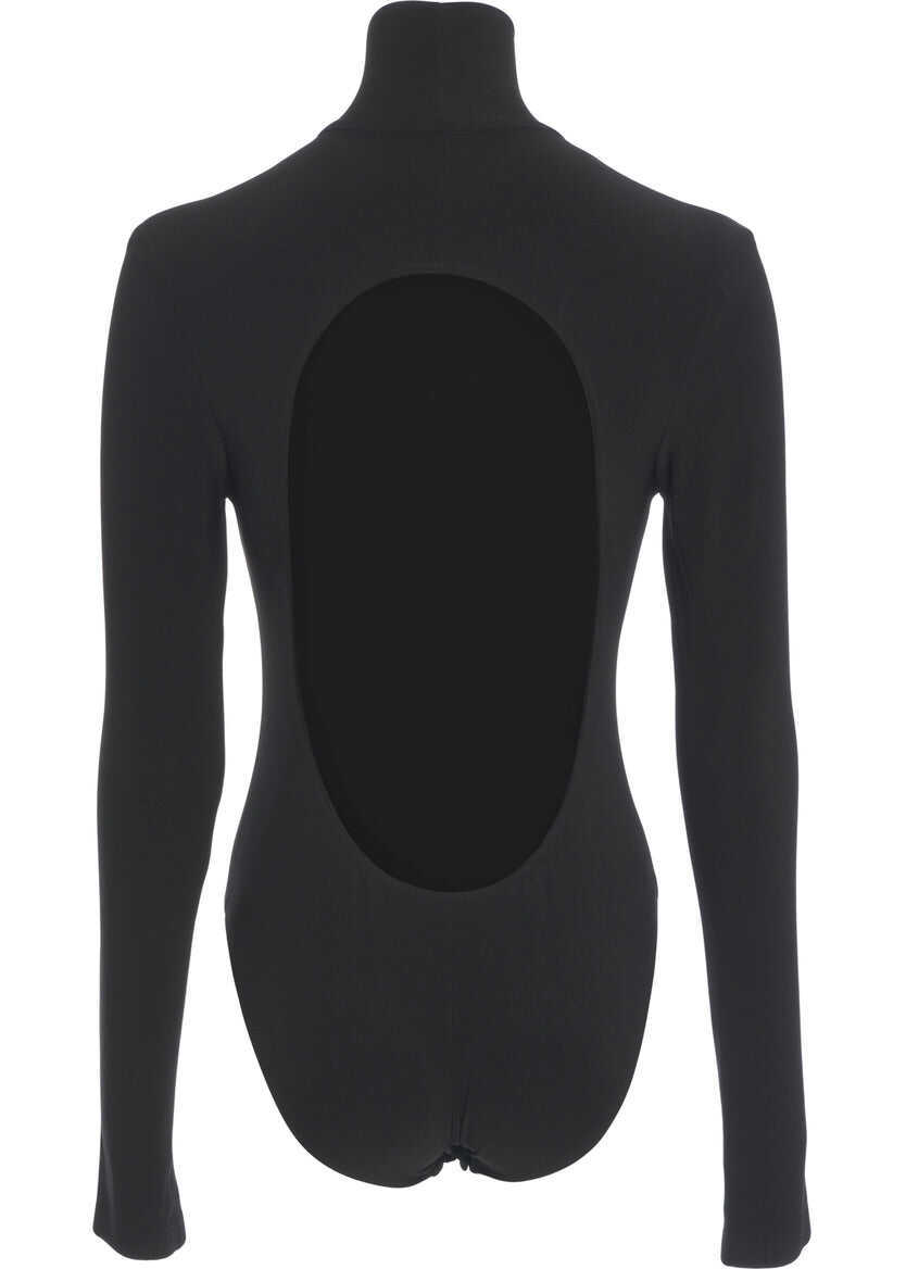 Body-uri NORMA KAMALI Turtleneck bodysuit Black Femei (BM 19277774) 3