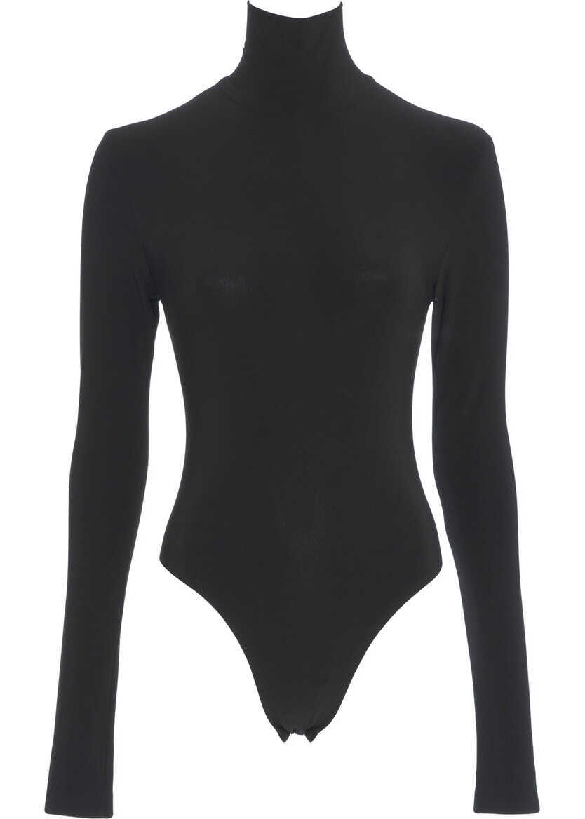 Body-uri NORMA KAMALI Turtleneck bodysuit Black Femei (BM 19277774) 1