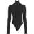 NORMA KAMALI Turtleneck bodysuit Black