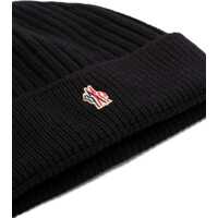 Caciuli pentru Barbati - Caciuli Moncler Grenoble Knitted Beanie BLACK Barbati (BM 19277828) - B-mall.ro