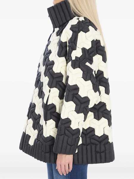 Bomber jacket Raxxy And White Puffer Jacket BLACK Femei (BM 19277846) 3