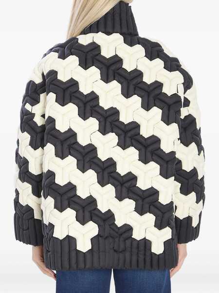 Bomber jacket Raxxy And White Puffer Jacket BLACK Femei (BM 19277846) 4