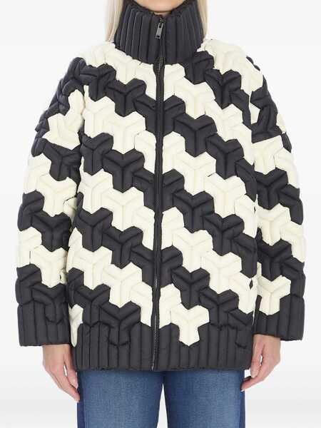Bomber jacket Raxxy And White Puffer Jacket BLACK Femei (BM 19277846) 1