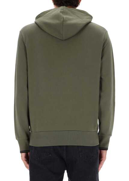 Bluze de trening Fred Perry Hoodie GREEN Barbati (BM 19277906) 3