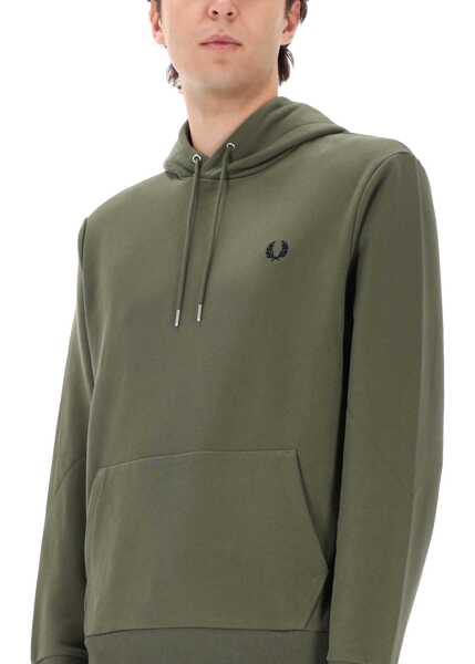 Bluze de trening Fred Perry Hoodie GREEN Barbati (BM 19277906) 4