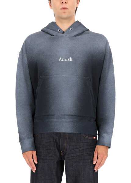 Bluze de trening AMISH Sweatshirt With Logo CHARCOAL Barbati (BM 19277918) 1