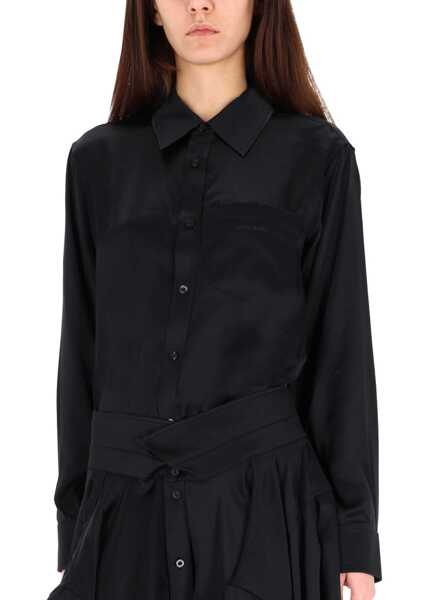 Rochii casual Alexander Wang Double Chemisier Dress BLACK Femei (BM 19277936) 4