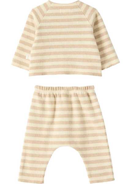 Salopete TEDDY & MINOU Pants Set With Sweatshirt BEIGE Fete (BM 19277942) 2