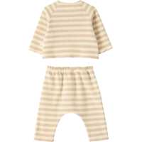 Salopete pentru Fete - Salopete TEDDY & MINOU Pants Set With Sweatshirt BEIGE Fete (BM 19277942) - B-mall.ro