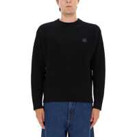 Pulovere casual Ribbed Knit With Fox Patch Barbati