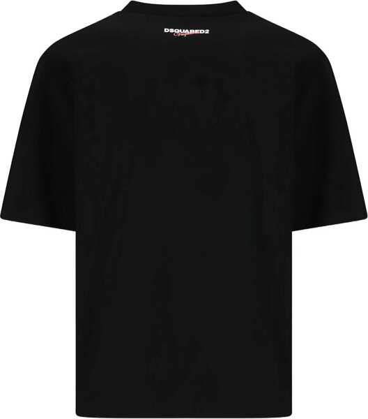 Tricouri DSQUARED2 Dsquared2 X Vaquera Print T-Shirt BLACK Barbati (BM 19277990) 2