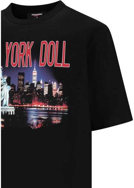 Tricouri DSQUARED2 Dsquared2 X Vaquera Print T-Shirt BLACK Barbati (BM 19277990) 3