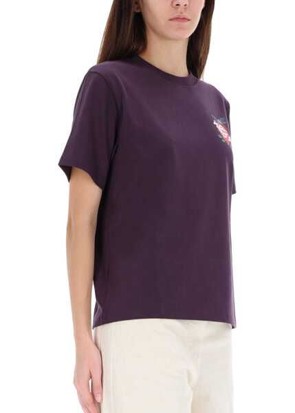 Tricouri Casablanca T-Shirt With Print PURPLE Femei (BM 19278011) 4