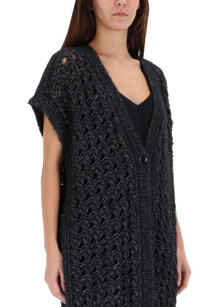 Veste casual Herno Vest With Perforated Workmanship BLACK Femei (BM 19278020) 4