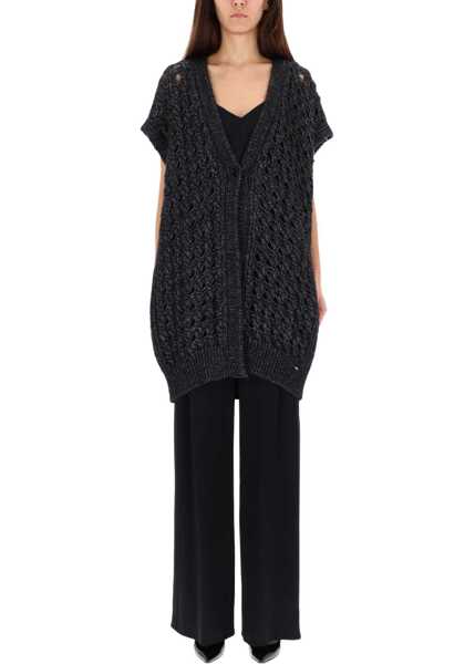 Veste casual Herno Vest With Perforated Workmanship BLACK Femei (BM 19278020) 1