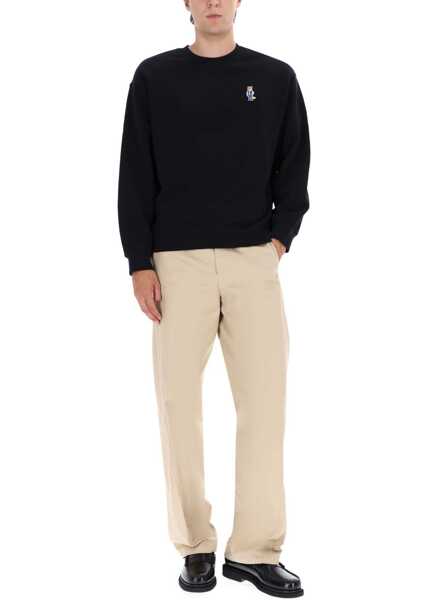 Bluze de trening MAISON KITSUN Comfort Dressed Fox Sweatshirt BLACK Barbati (BM 19278023) 2