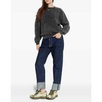 Bluze de trening Dama - Bluze de trening Off-White Check Flan Arrow Logo Sweatshirt GREY Femei (BM 19278032) - B-mall.ro