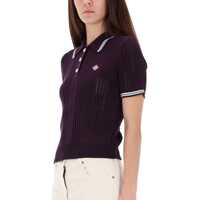 Imbracaminte Casablanca Dama - Tricouri Polo Casablanca Cotton Knit Polo Shirt PURPLE Femei (BM 19278047) - B-mall.ro