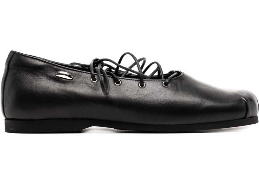 Balerini OUR LEGACY Ballerina Slip In With Laces BLACK Femei (BM 19278053) 1