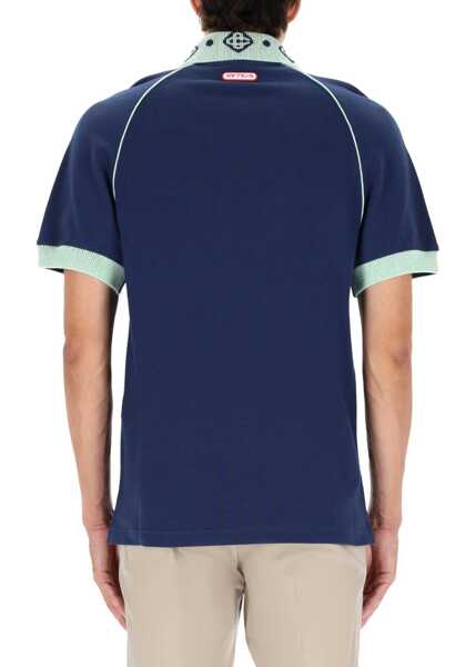 Tricouri Polo Casablanca Polo With Logo BLUE Barbati (BM 19278056) 3