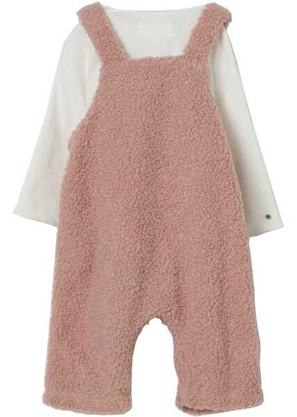 Tricouri TEDDY & MINOU T-Shirt With Dungarees Set PINK Fete (BM 19278098) 2