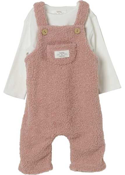 Tricouri TEDDY & MINOU T-Shirt With Dungarees Set PINK Fete (BM 19278098) 1