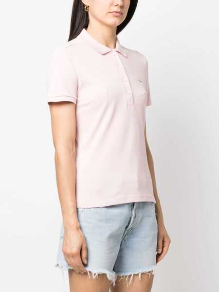 Tricouri Polo Lacoste Polo With Logo PINK Femei (BM 19278107) 3
