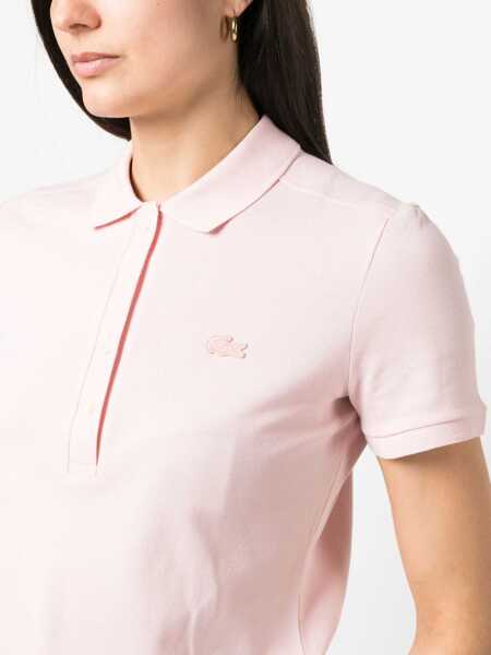 Tricouri Polo Lacoste Polo With Logo PINK Femei (BM 19278107) 5