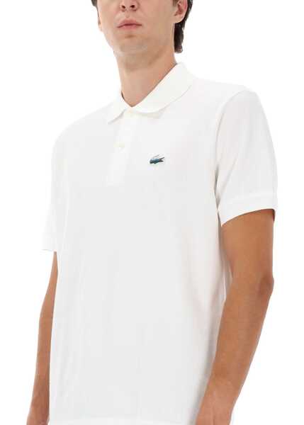 Tricouri Polo Lacoste Polo With Logo WHITE Barbati (BM 19278116) 4