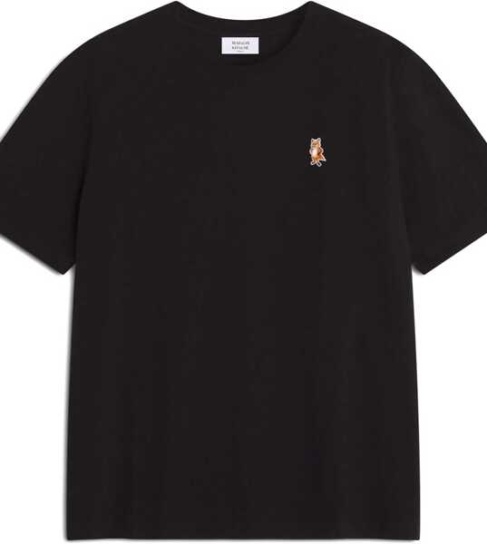 Tricouri MAISON KITSUN Standing Fox Comfort T-Shirt BLACK Barbati (BM 19278119) 2