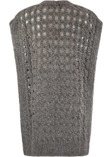 Veste casual Herno Vest With Perforated Workmanship GREY Femei (BM 19278131) 2