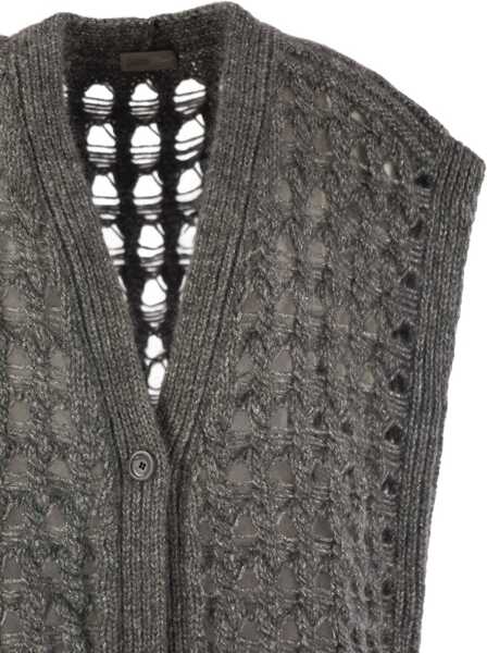 Veste casual Herno Vest With Perforated Workmanship GREY Femei (BM 19278131) 4