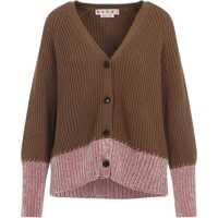 Cardigane Cardigan With "Color Block" Pattern Femei