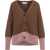Marni Cardigan With "Color Block" Pattern BROWN