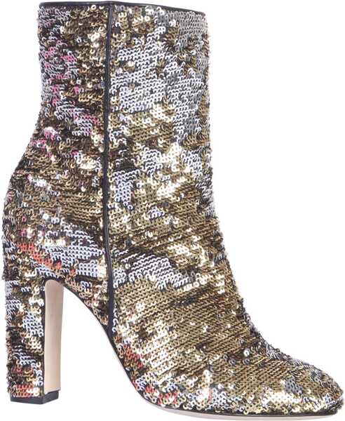 Cizme scurte Paris Texas Stivale Con Paillettes GOLD Femei (BM 19278170) 2