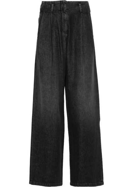 Pantaloni casual Golden Goose Jeans With Pence BLACK Femei (BM 19278176) 1