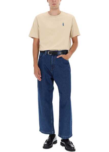 Tricouri MAISON KITSUN Comfort Dressed Fox T-Shirt BEIGE Barbati (BM 19278185) 2