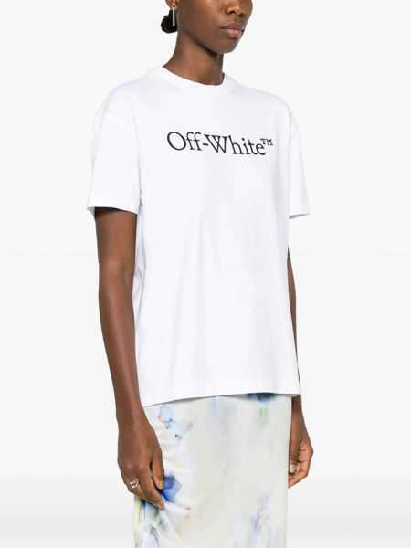 Tricouri Off-White T-Shirt With Logo WHITE Femei (BM 19278188) 3