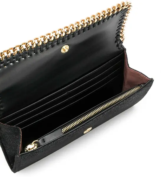 Portofele Stella McCartney Continental Falabella Wallet BLACK Femei (BM 19278215) 5