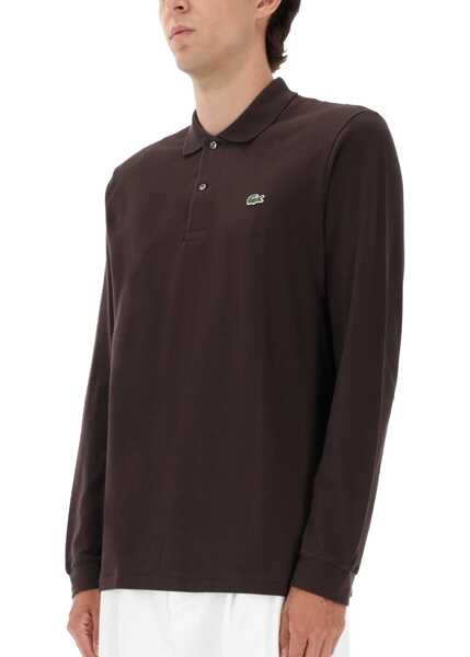Tricouri Polo Lacoste Polo With Logo BROWN Barbati (BM 19278221) 3
