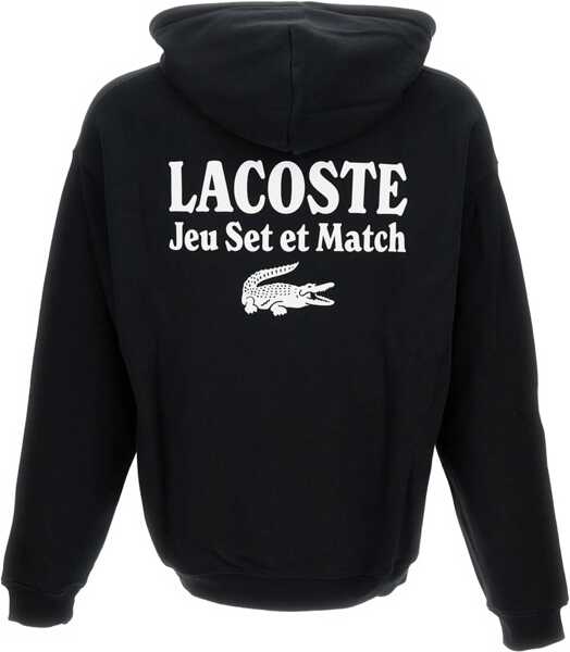 Bluze de trening Lacoste Sweatshirt With Logo And Print BLACK Barbati (BM 19278227) 2