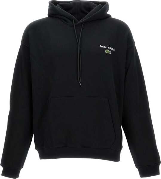 Bluze de trening Lacoste Sweatshirt With Logo And Print BLACK Barbati (BM 19278227) 1