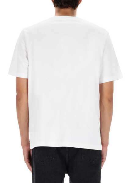 Tricouri MAISON KITSUN Party Fox Comfort T-Shirt WHITE Barbati (BM 19278257) 3