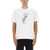 MAISON KITSUN&Eacute; "Party Fox Comfort" T-Shirt WHITE