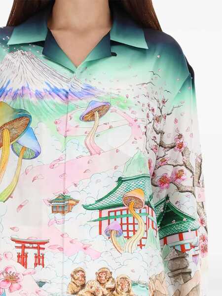 Bluze Casablanca Flower Print Shirt MULTICOLOUR Femei (BM 19278263) 2
