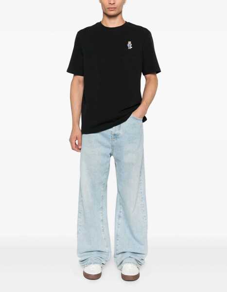 Tricouri MAISON KITSUN Comfort Dressed Fox T-Shirt BLACK Barbati (BM 19278290) 2