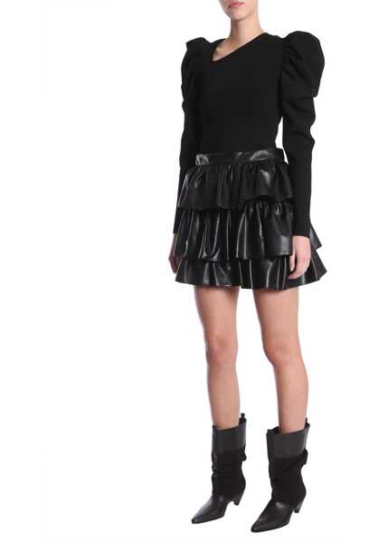 Fuste casual Stella McCartney Gonna Anika BLACK Femei (BM 19278293) 4